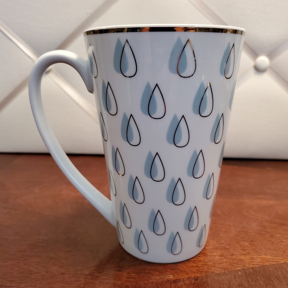 Me To We Blue & Gold Teardrop Latte Travel Mug - Picture 5 of 11
